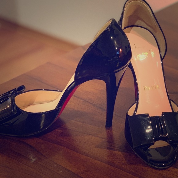 Christian Louboutin Shoes - Christian Louboutin Black Patent Leather